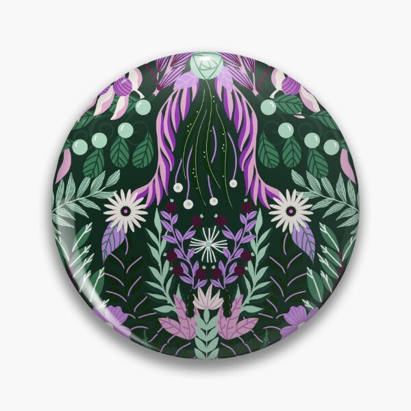 Item preview, Enchanted Forest Botanical Floral Wall Tapestry designed and sold by FestivityFinds.