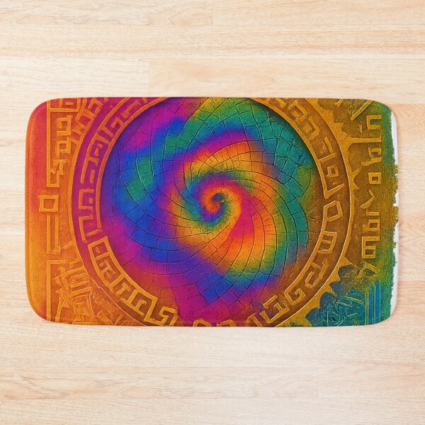 Item preview, Fractal pattern, gold colors, Aztec patterns.. designed and sold by PabDam.