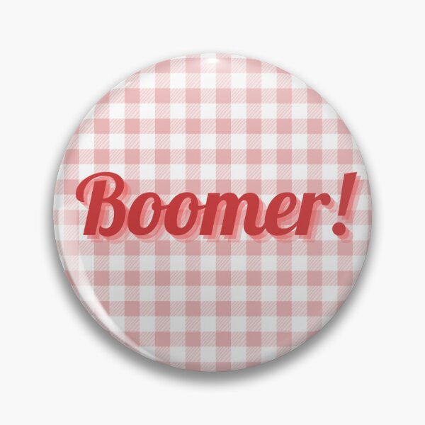 Item preview, Gingham Boomer! designed and sold by Cliché Calligraphy.