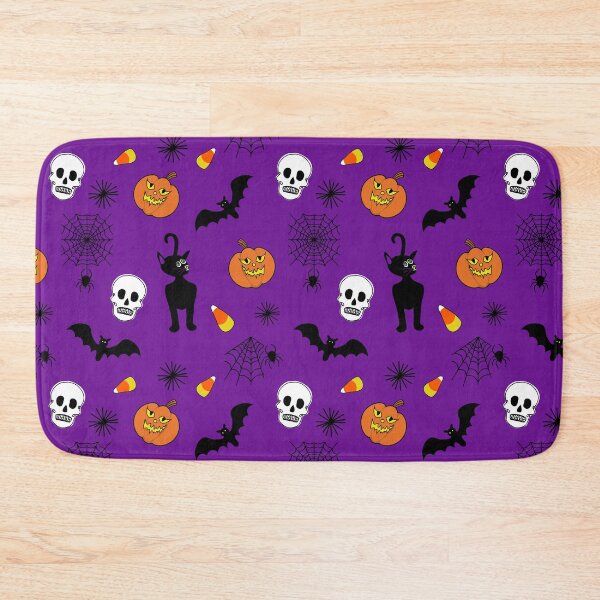 Item preview, Halloween Print on Purple Seamless Repeat  designed and sold by Sharon Schwalbe.