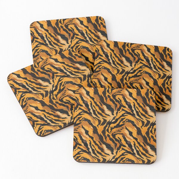 Item preview, Bold Tiger Print Animal Skin Pattern Graphic T-Shirt designed and sold by FestivityFinds.