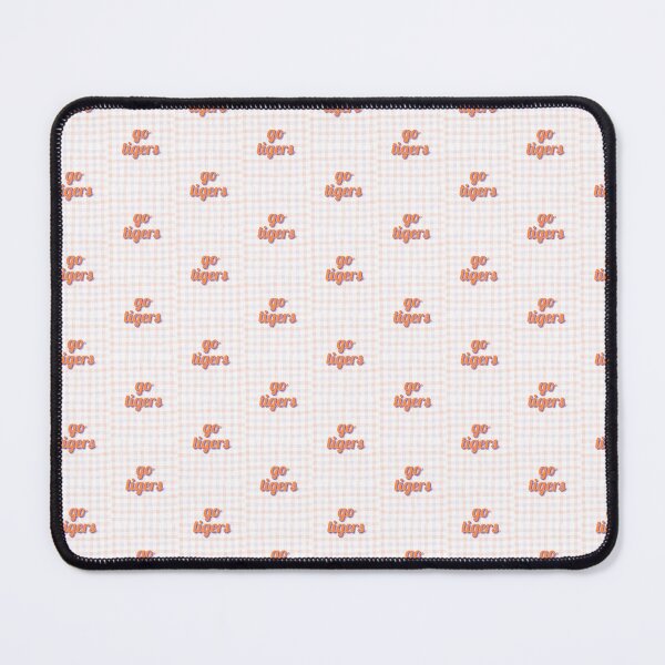 Item preview, Purple & Orange Gingham Go Tigers! designed and sold by Cliché Calligraphy.