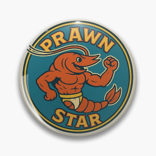 Item preview, Prawn Star – Funny Muscle Shrimp designed and sold by hangmeart.