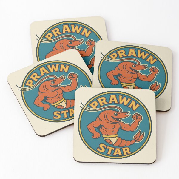 Item preview, Prawn Star – Funny Muscle Shrimp designed and sold by hangmeart.