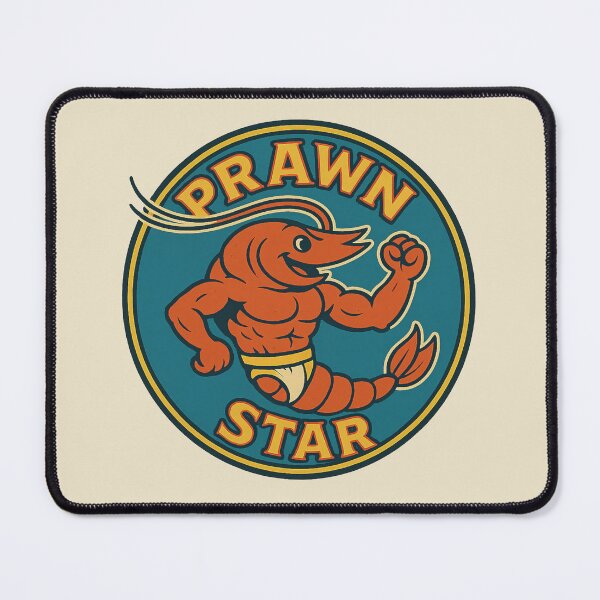 Item preview, Prawn Star – Funny Muscle Shrimp designed and sold by hangmeart.