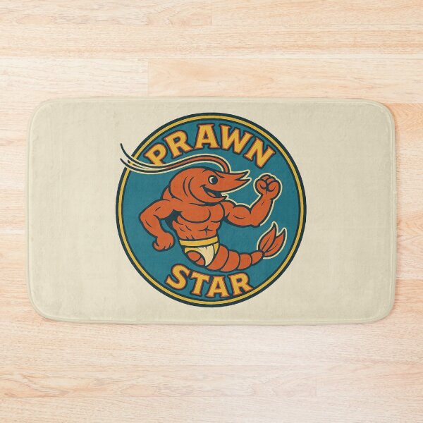 Item preview, Prawn Star – Funny Muscle Shrimp designed and sold by hangmeart.
