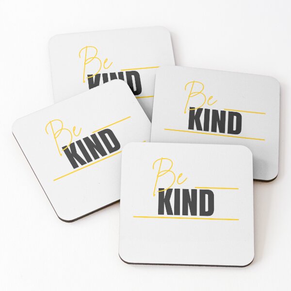 Item preview, Be kind (Black and Gold) designed and sold by TonyFromPSD.