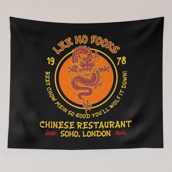 Item preview, Lee Ho Focks Beef Chow Mein So Good You'll Wolf It Down Chinese Restaurant Soho London  designed and sold by TimothyMillers.