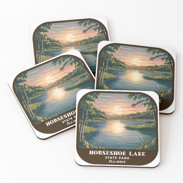 Item preview, Vintage Horseshoe Lake State Park (Illinois State Park) designed and sold by RabbitK.