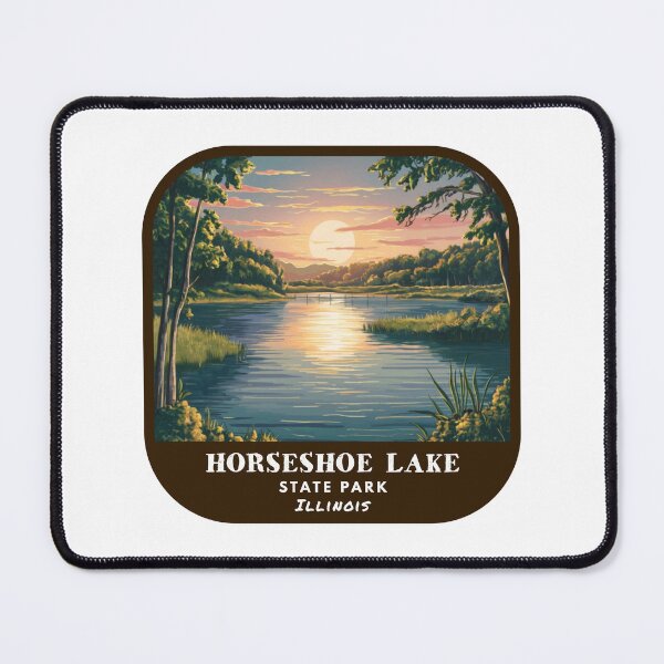 Item preview, Vintage Horseshoe Lake State Park (Illinois State Park) designed and sold by RabbitK.