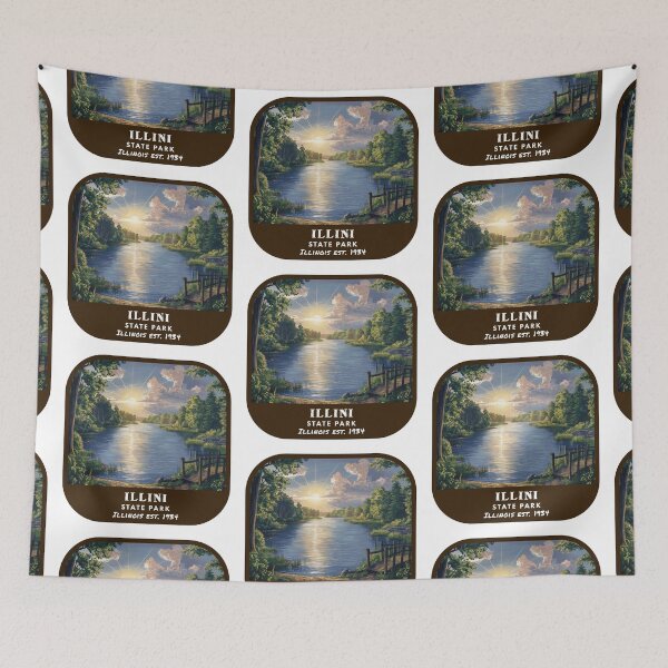 Item preview, Vintage Illini State Park (Illinois State Park) designed and sold by RabbitK.