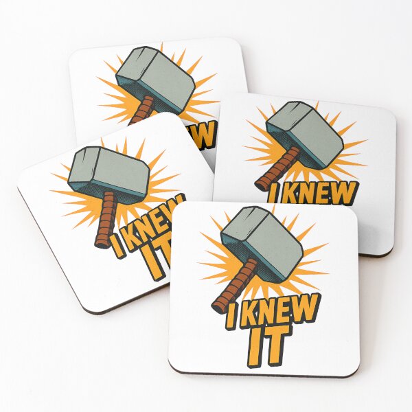 Item preview, Worthy Moment Retro Comic Hammer Shirt – I Knew It designed and sold by Zippitydodads.