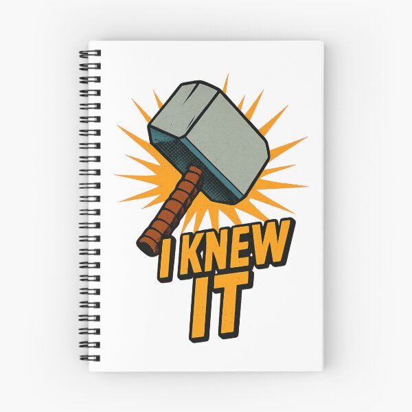 Item preview, Worthy Moment Retro Comic Hammer Shirt – I Knew It designed and sold by Zippitydodads.