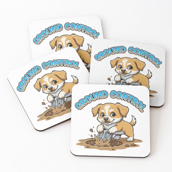 Item preview, Naughty dog cartoon digging hole funny quote designed and sold by Tong4130.