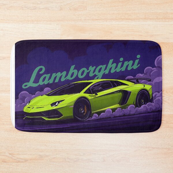 Item preview, Neon Green Supercar Lamborghini Aventador designed and sold by thundergearshop.