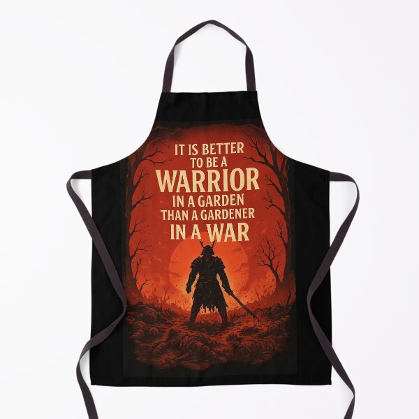 Item preview, Warrior in a Garden Samurai Quote – Motivational Martial Art Poster - Warrior in a garden  Gardner in a War designed and sold by lapart.