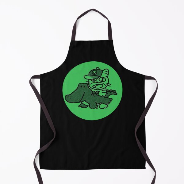 Item preview, vintage cat and alligator art designed and sold by empir3ants.