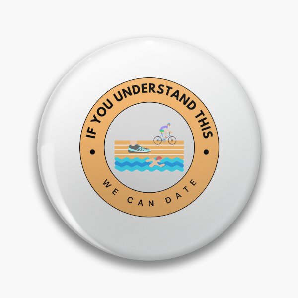 Item preview, Triathlon Friendship Test - Swim, Bike, Run Design designed and sold by Triathlongram.