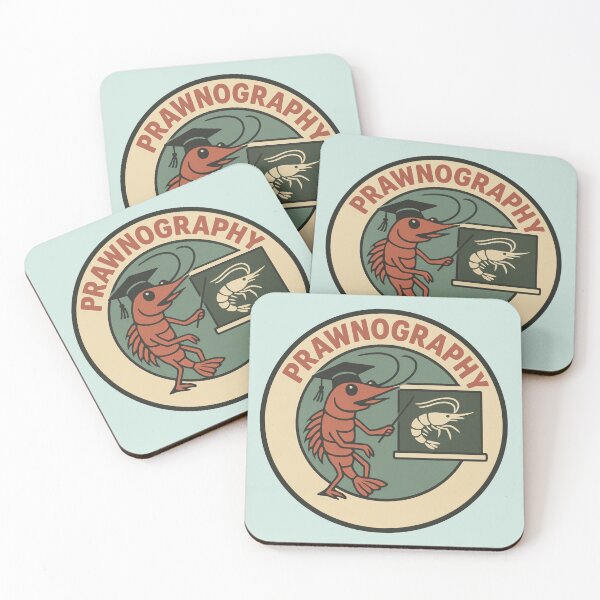 Item preview, Prawnography – Funny Educational Shrimp Pun designed and sold by hangmeart.