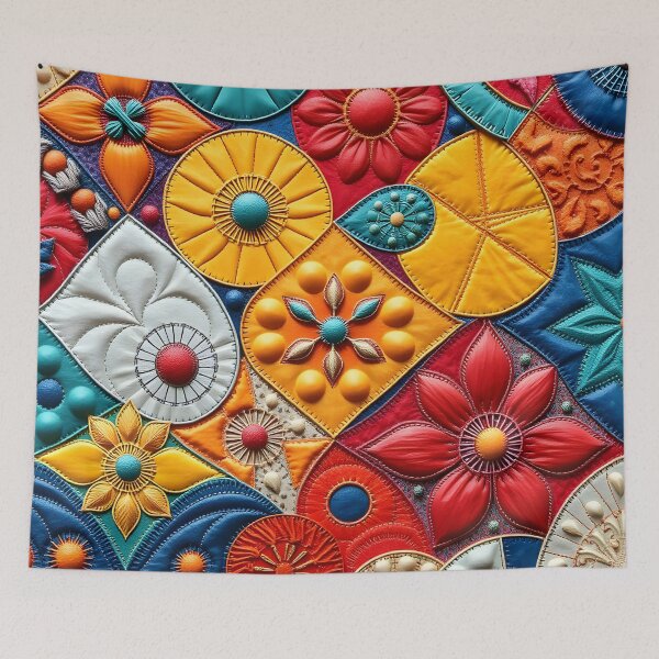 Item preview, Colorful Quilting Pattren - Quilting Lover - Funny Quilter designed and sold by Wiss2Arts.