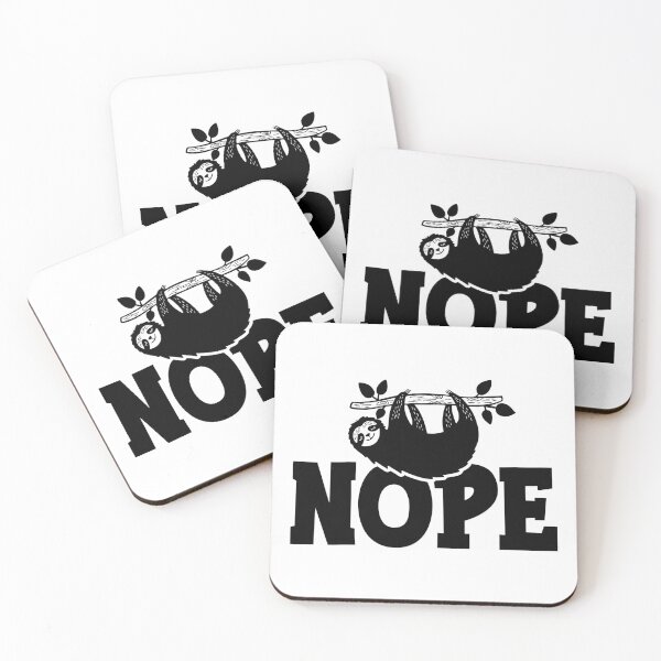 Artikelvorschau, NOPE Faultier – Lustiges faules Faultier-Design entworfen und verkauft von DogsHearted.