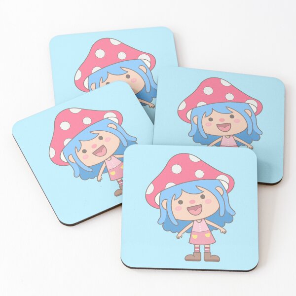 Item preview, Cute magic fairy forest Mushroom pixie girl character designed and sold by nuchz.