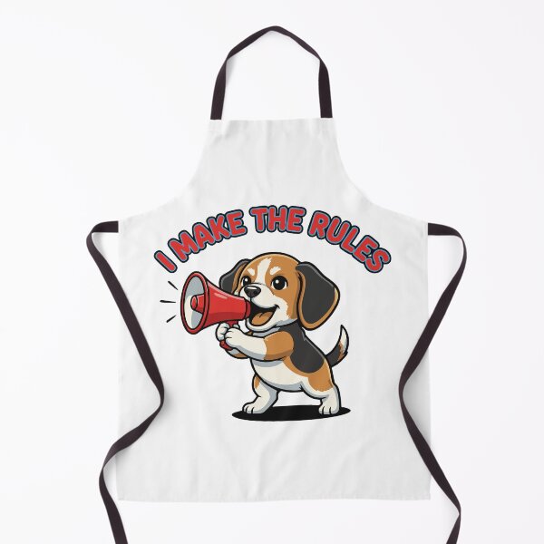Item preview, Cartoon barking dog with megaphone funny quote designed and sold by Tong4130.