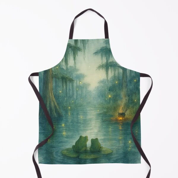 Artikelvorschau, Verzauberte Bayou-Frösche – Verträumte Aquarell-Glühwürmchen-Kunst entworfen und verkauft von Zippitydodads.