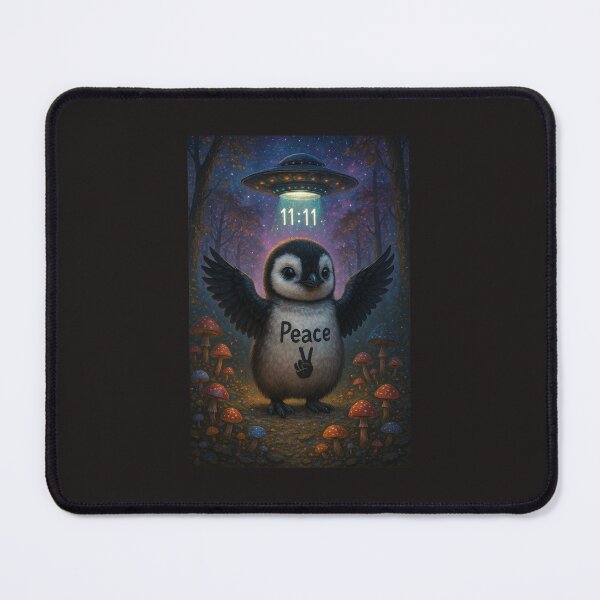 Item preview, "UFO Approved: The Penguin of Peace" designed and sold by MyspaceAlien.