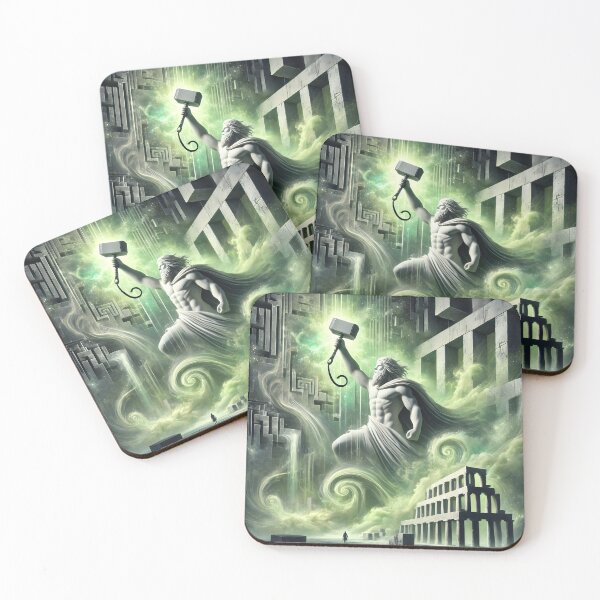 Item preview, "The Walls of Asgard – Norse Mythology | Viking Legend Art" designed and sold by Umbra666.