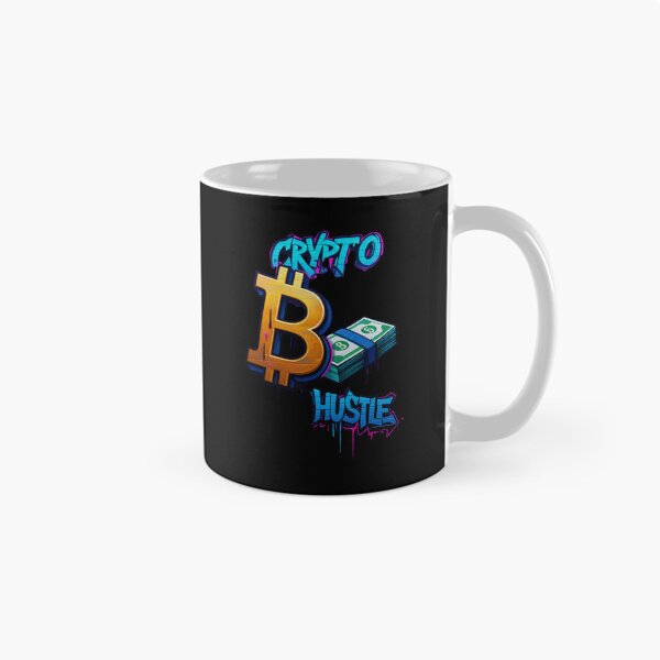 Item preview, Crypto Is My Side Hustle Graffiti Slogan Bitcoin  designed and sold by RadDeck.