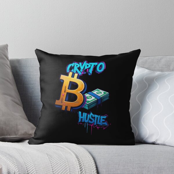 Item preview, Crypto Is My Side Hustle Graffiti Slogan Bitcoin  designed and sold by RadDeck.