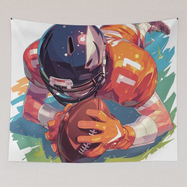 Item preview, football designed and sold by Stickermagician.