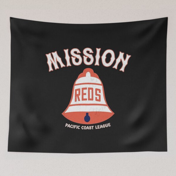 Item preview, Defunct Mission Reds Baseball  designed and sold by EllisFrost.