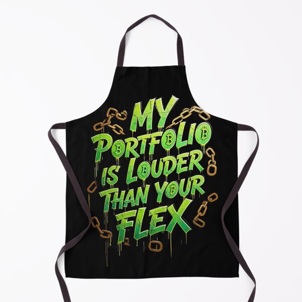 Item preview, My Portfolio Louder Than Your Flex Crypto Design designed and sold by RadDeck.