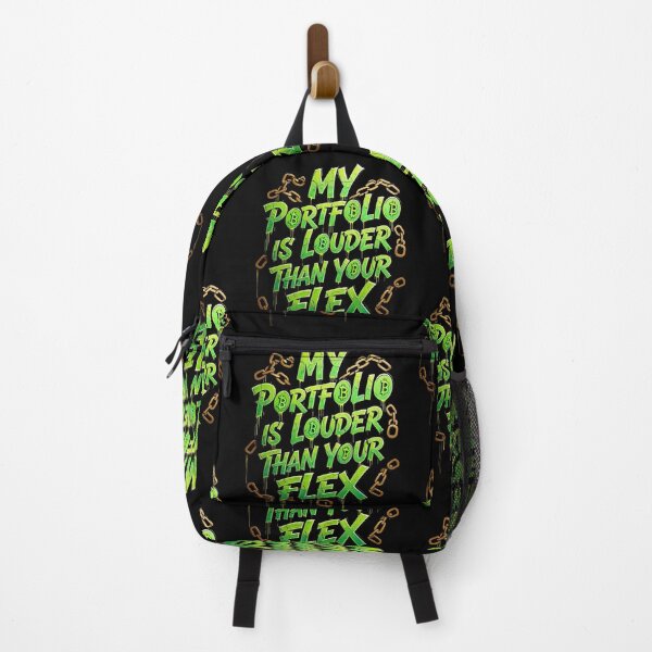 Item preview, My Portfolio Louder Than Your Flex Crypto Design designed and sold by RadDeck.
