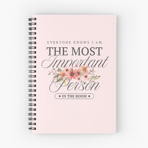 Item preview, Most Important Person in the Room Watercolor pink floral designed and sold by Neeshki.