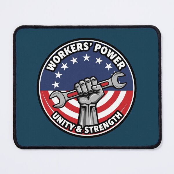 Item preview, Workers’ Power Unity Labor Day Emblem designed and sold by PrintBreeze.