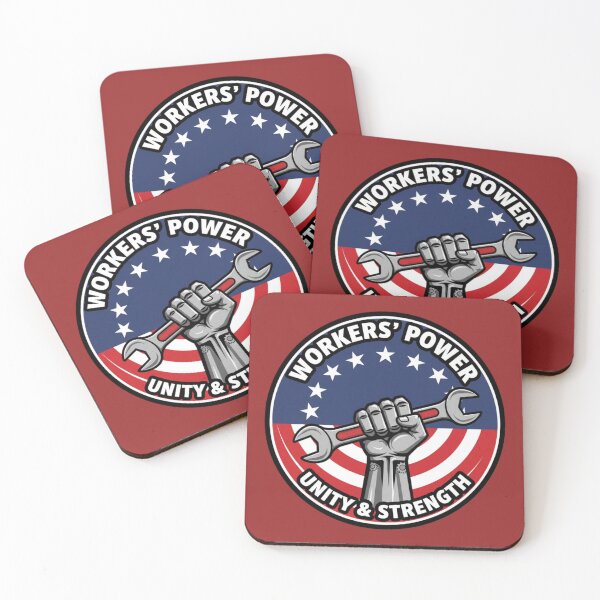 Item preview, Workers’ Power Unity Labor Day Emblem designed and sold by PrintBreeze.