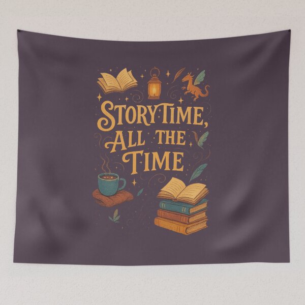 Item preview, Story Time All The Time designed and sold by ShirtsforSnacks.