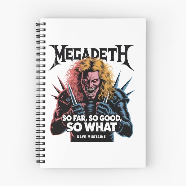 Item preview, Megadeth So Far So Good So What, Dave Mustaine designed and sold by graphic-genie.