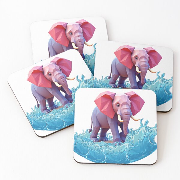 Item preview, Elephant in a Cool Splash designed and sold by SeedJoy.