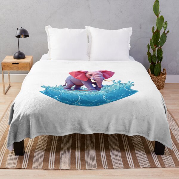 Item preview, Elephant in a Cool Splash designed and sold by SeedJoy.