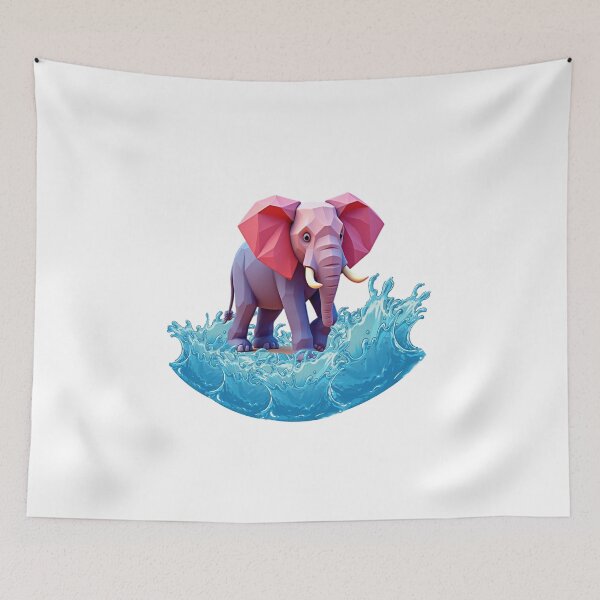 Item preview, Elephant in a Cool Splash designed and sold by SeedJoy.