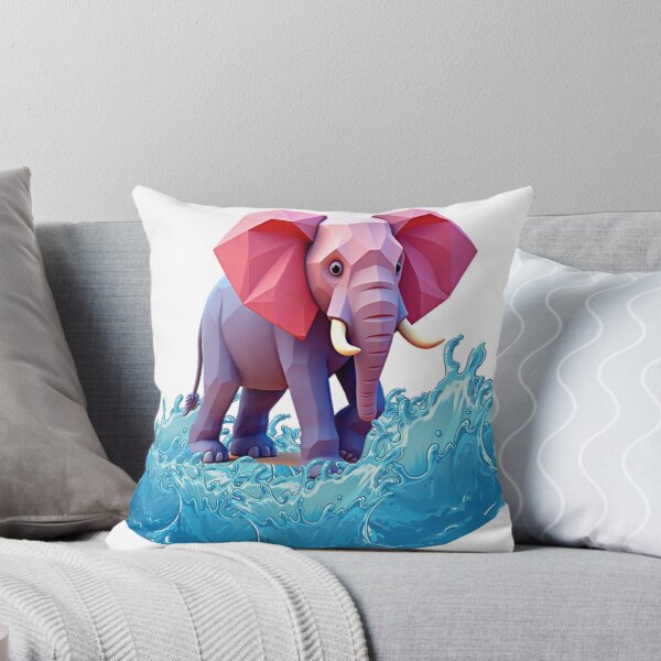 Item preview, Elephant in a Cool Splash designed and sold by SeedJoy.