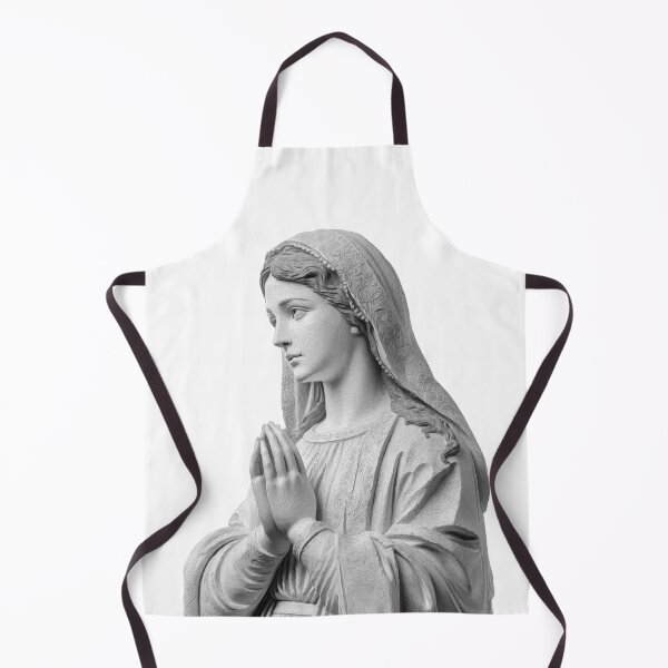 Item preview, Marble Statue of the Virgin Mary in Devout Prayer designed and sold by Art of Ngu.