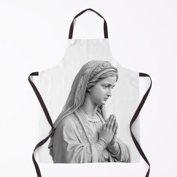 Item preview, Marble Statue of the Virgin Mary in Prayer designed and sold by Art of Ngu.