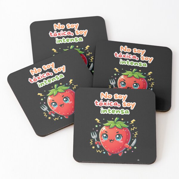 Item preview, I'm Not Toxic, I'm Intense Cute Kawaii Strawberry with Cutlery designed and sold by DibuHumor.