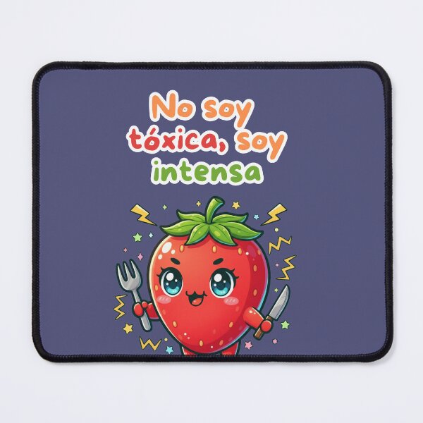 Item preview, I'm Not Toxic, I'm Intense Cute Kawaii Strawberry with Cutlery designed and sold by DibuHumor.
