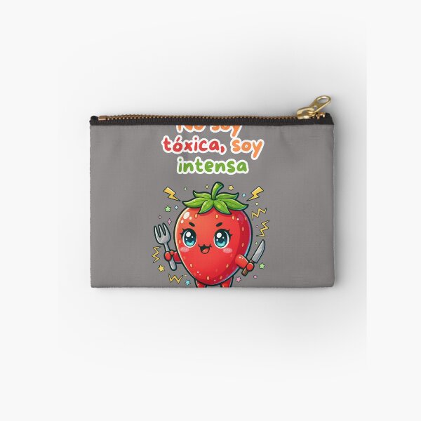 Item preview, I'm Not Toxic, I'm Intense Cute Kawaii Strawberry with Cutlery designed and sold by DibuHumor.